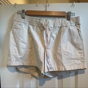 NorthFace shorts, size 6, white, loose flowy